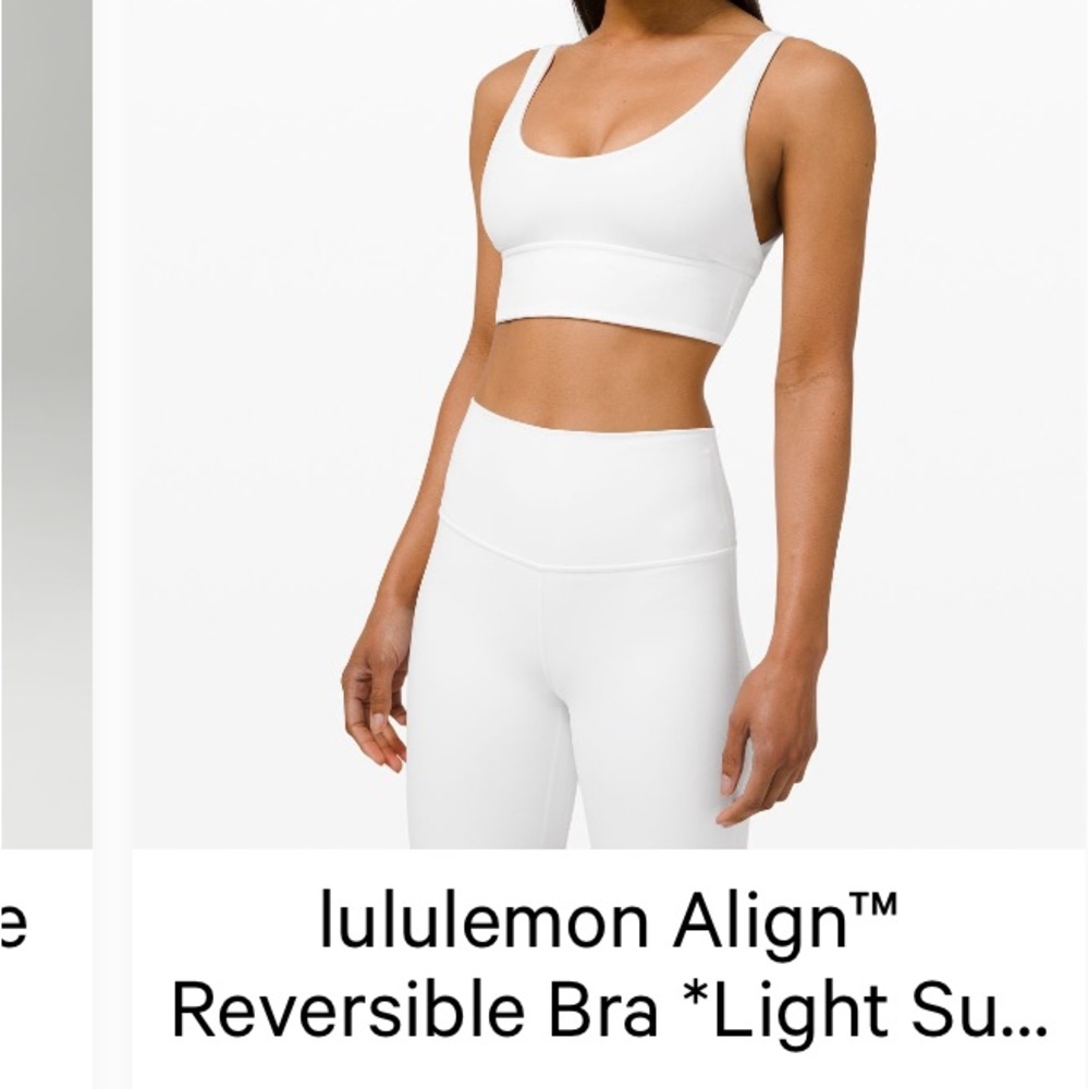 lululemon athletica Align Bike Shorts - White